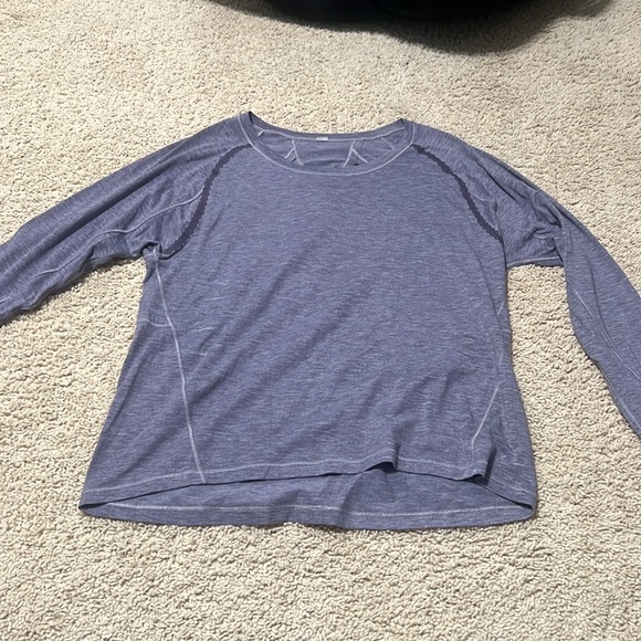 Lululemon Twist Back Top purple size 6 - Picture 2 of 4